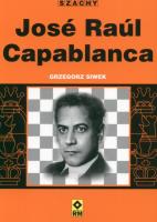 Jose Raul Capablanca. Autor: Siwek Grzegorz. SmakLiter.pl Okładka książki Jose Raul Capablanca