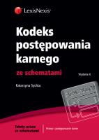 Kodeks postępowania karnego ze schematami. Autor: Sychta Katarzyna. SmakLiter.pl Okładka książki Kodeks postępowania karnego ze schematami