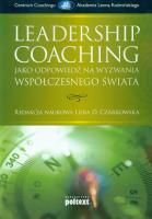 Leadership coaching. Autor: Lidia D. Czarkowska. SmakLiter.pl Okładka książki Leadership coaching