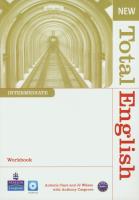 New Total English Intermediate Workbook z płytą CD. Autor: Clare Antonia, Wilson J.J., Cosgrove Anthony. SmakLiter.pl Okładka książki New Total English Intermediate Workbook z płytą CD