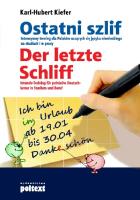 Ostatni Szlif. Autor: Karl Hubert Kiefer. SmakLiter.pl Okładka książki Ostatni Szlif