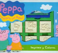 Pieczątki w walizce Świnka Peppa. Autor: Zabawka. SmakLiter.pl Okładka książki Pieczątki w walizce Świnka Peppa