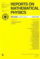 Opakowanie Reports on Mathematical Physics 71/1/2013