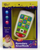 Rymujący smartfonik DUMEL. Autor: Dumel Discovery. SmakLiter.pl Okładka książki Rymujący smartfonik DUMEL