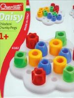 Układanka Daisy Basic Chiodoni. Wydawca: Quercetti. SmakLiter.pl Opakowanie Układanka Daisy Basic Chiodoni