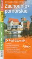 Okładka książki Zachodniopomorskie Podróżownik turystyczna mapa samochodowa