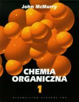Chemia organiczna T.1. Autor: McMurry John. SmakLiter.pl Okładka książki Chemia organiczna T.1