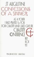 Confessions of a Sinner. Autor: Augustine. SmakLiter.pl Okładka książki Confessions of a Sinner
