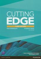 Cutting Edge Pre-Intermediate Student's Book z płytą DVD. Autor: Araminta Crace, Sarah Cunningham, Peter Moor. SmakLiter.pl Okładka książki Cutting Edge Pre-Intermediate Student's Book z płytą DVD