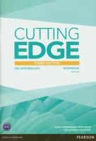 Cutting Edge Pre-Intermediate Workbook with key. Autor: Sarah Cunningham, Peter Moor, Cosgrove Anthony. SmakLiter.pl Okładka książki Cutting Edge Pre-Intermediate Workbook with key