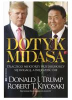 Dotyk Midasa. Autor: Robert T. Kiyosaki. SmakLiter.pl Okładka książki Dotyk Midasa