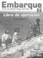 Embarque 1 ćwiczenia. Autor: Montserrat Alonso Cuenca. SmakLiter.pl Okładka książki Embarque 1 ćwiczenia