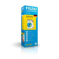 Fiszki Język niemiecki – Czasowniki dla  średnio zaawansowanych. Autor: Kinga Perczyńska (red.). SmakLiter.pl Okładka książki Fiszki Język niemiecki – Czasowniki dla  średnio zaawansowanych