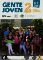 Gente Joven 2 podręcznik + CD. Autor: Encina Alonso Arija, Martinez Salles Matilde, Baulenas Sans Neus. SmakLiter.pl Okładka książki Gente Joven 2 podręcznik + CD