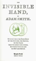 Invisible Hand. Autor: Smith Adam. SmakLiter.pl Okładka książki Invisible Hand