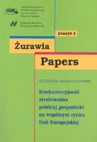 Konkurencyjność strukturalna polskiej gospodarki na wspólnym rynku Unii Europejskiej. Autor: Pluciński Eugeniusz. SmakLiter.pl Okładka książki Konkurencyjność strukturalna polskiej gospodarki na wspólnym rynku Unii Europejskiej