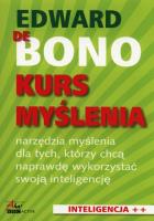 Kurs myślenia. Autor: Edward De Bono. SmakLiter.pl Okładka książki Kurs myślenia