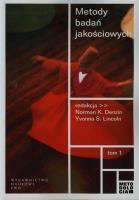 Metody badań jakościowych t.1. Autor: Opracowanie zbiorowe. SmakLiter.pl Okładka książki Metody badań jakościowych t.1