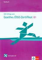 Okładka książki Mit Erfolg zum Goethe-Zertifikat B1 Testbuch z płytą CD