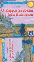 Okładka książki O Zającu Szybkim i Jeżu Kuśnierzu + CD