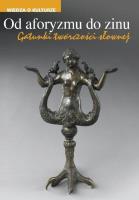 Od aforyzmu do zinu. Autor: Rakoczy Marta, Rodak Paweł. SmakLiter.pl Okładka książki Od aforyzmu do zinu