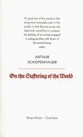 On the Suffering of the World. Autor: Schopenhauer Arthur. SmakLiter.pl Okładka książki On the Suffering of the World