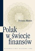Polak w świecie finansów. O psychologicznych.... Autor: Dominika Maison. SmakLiter.pl Okładka książki Polak w świecie finansów. O psychologicznych...
