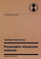 Okładka książki Przekładnie ślimakowe walcowe