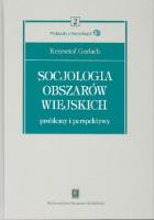 Okładka książki Socjologia obszarów wiejskich