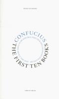 The First Ten Books. Autor: Confucius. SmakLiter.pl Okładka książki The First Ten Books