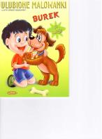 Ulubione malowanki - Burek. Autor: Ernest Błędowski. SmakLiter.pl Okładka książki Ulubione malowanki - Burek