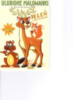 Ulubione malowanki - Jeleń i inne zwierzęta. Autor: Ernest Błędowski (ilustr.). SmakLiter.pl Okładka książki Ulubione malowanki - Jeleń i inne zwierzęta