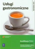 Usługi gastronomiczne WSiP. Autor: Kmiołek Anna. SmakLiter.pl Okładka książki Usługi gastronomiczne WSiP