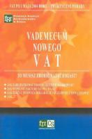 Okładka książki Vademecum nowego VAT