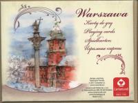 WARSZAWA AKWARELE - komplet brydżowy 2x55 kart. Wydawca: Cartamundi. SmakLiter.pl Opakowanie WARSZAWA AKWARELE - komplet brydżowy 2x55 kart