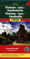 Wietnam Laos Kambodża mapa 1:900 000. Autor: Opracowanie zbiorowe. SmakLiter.pl Okładka książki Wietnam Laos Kambodża mapa 1:900 000