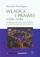 Władca i prawo 1200-1600. Autor: Pennington Kenneth. SmakLiter.pl Okładka książki Władca i prawo 1200-1600