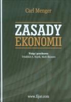 Zasady Ekonomii. Autor: Menger Carl. SmakLiter.pl Okładka książki Zasady Ekonomii