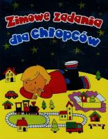 Zimowe zadania dla chłopców. Autor: Wiśniewska Anna, Wiśniewski Krzysztof. SmakLiter.pl Okładka książki Zimowe zadania dla chłopców