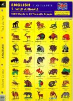 Angielski Dobierz do pary 5 Wild animals. Autor:   Praca zbiorowa. SmakLiter.pl Okładka książki Angielski Dobierz do pary 5 Wild animals