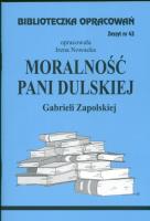 Okładka książki Biblioteczka opracowań nr 043 Moralność pani......