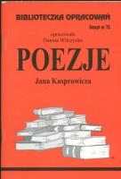 Okładka książki Biblioteczka opracowań nr 073 Poezje J.Kasprowicza