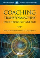 Coaching transformacyjny jako droga ku synergii. Autor: Lidia D. Czarkowska (red.). SmakLiter.pl Okładka książki Coaching transformacyjny jako droga ku synergii