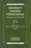 Dokumenty Soborów Powszechnych t.2. Autor: Baron Arkadiusz, Pietras Henryk. SmakLiter.pl Okładka książki Dokumenty Soborów Powszechnych t.2