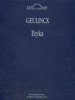 Etyka. Autor: Geulincx. SmakLiter.pl Okładka książki Etyka