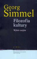Filozofia kultury Wybór esejów. Autor: Simmel Georg. SmakLiter.pl Okładka książki Filozofia kultury Wybór esejów