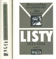 Okładka książki Listy 1923-1956 Tom 1/2
