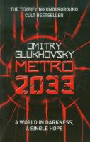 Metro 2033. Autor: Glukhovsky Dmitry. SmakLiter.pl Okładka książki Metro 2033