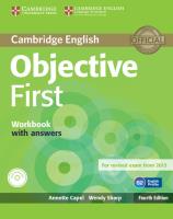 Objective First Workbook with Answers + CD. Autor: Capel Annette, Sharp Wendy. SmakLiter.pl Okładka książki Objective First Workbook with Answers + CD