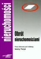 Obrót nieruchomościami. Autor: Iwona Foryś. SmakLiter.pl Okładka książki Obrót nieruchomościami